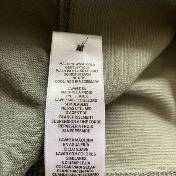 Splendid Green Camo Tank Dress Size L - Picture 7 of 9